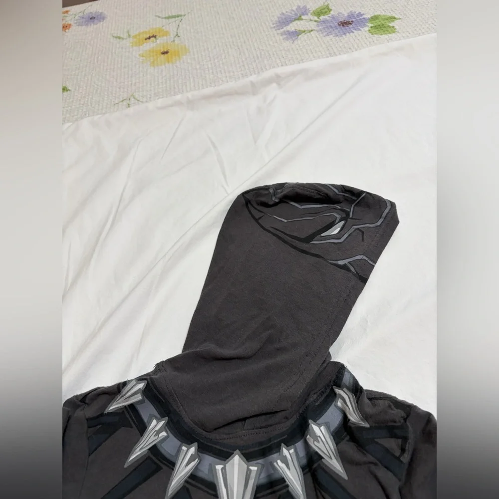 Kids Superhero Costume Set - Black Panther Design (31) - Picture 13 of 15
